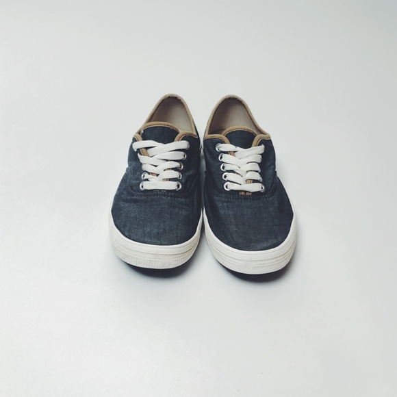 American Eagle Women's Blue Canvas Sneakers - Gently Worn - Size 6 - Picture 4 of 8